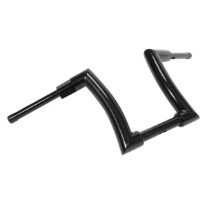 Black 12'' Rise 2'' Ape Hanger Handlebar Riser Fit For Harley Sportster Softail - Foto 1 di 16
