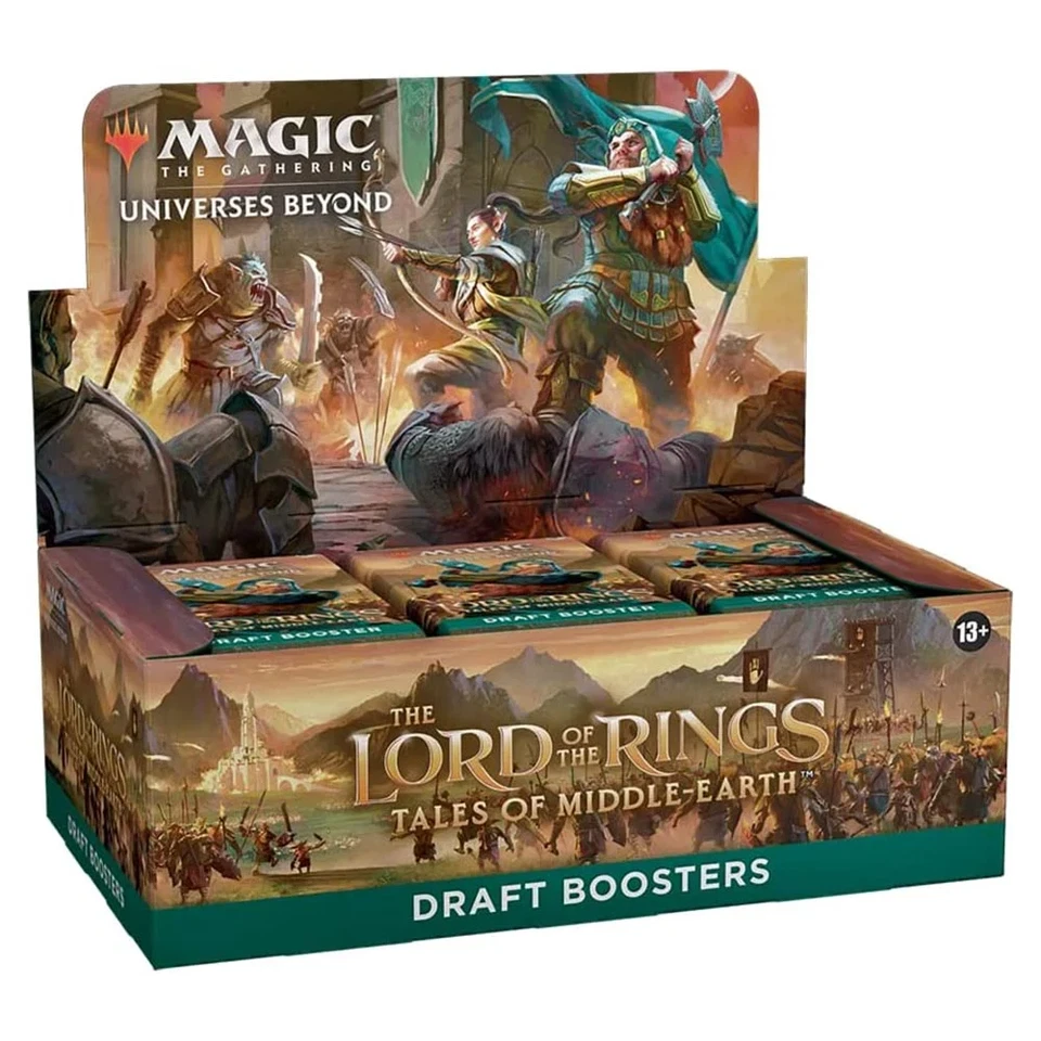 Wizards of the Coast Magic the Gathering The Lord of The Rings Tales of Middle Earth Draft Boosters Box - D15190000