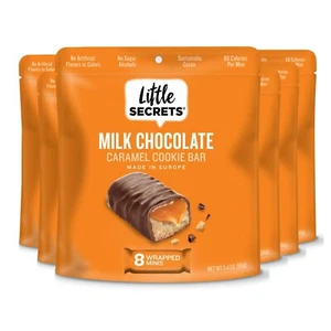 Little Secrets Caramel Cookie Bars | 3.4oz | 6 Pack | 48 Bars | BestBy: 04/23/25 - Picture 1 of 4