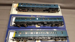 LIMA "00" B.R BLAU, GELBE ENDEN KLASSE 117 3 WAGEN DMU SET TOP VERPACKT - Bild 1 von 17