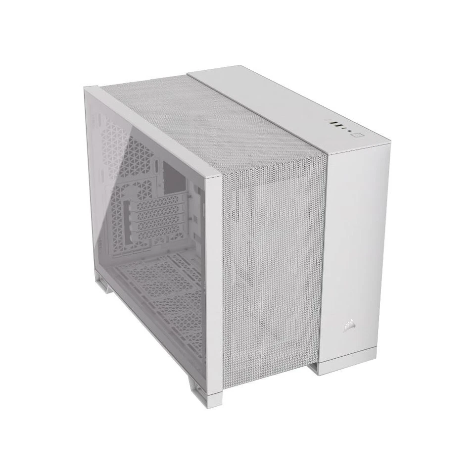 Corsair 2500D Airflow Micro Atx Dual Chamber Tower Case - White - Image 1 of 1