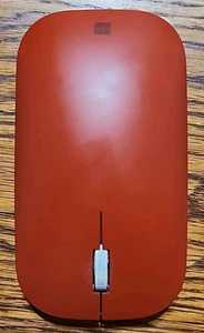 KGY-00051 Microsoft Surface Wireless Mouse Red "Missing Battery Cover" - Picture 1 of 2
