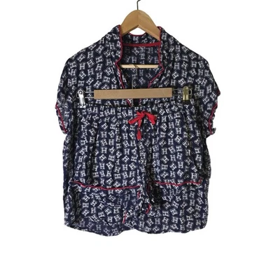 TOMMY HILFIGER Conjunto de Pijama Ligero Diseño Letra H Azul Talla M (1 Corto, 1 Top) Foto 1 de 4