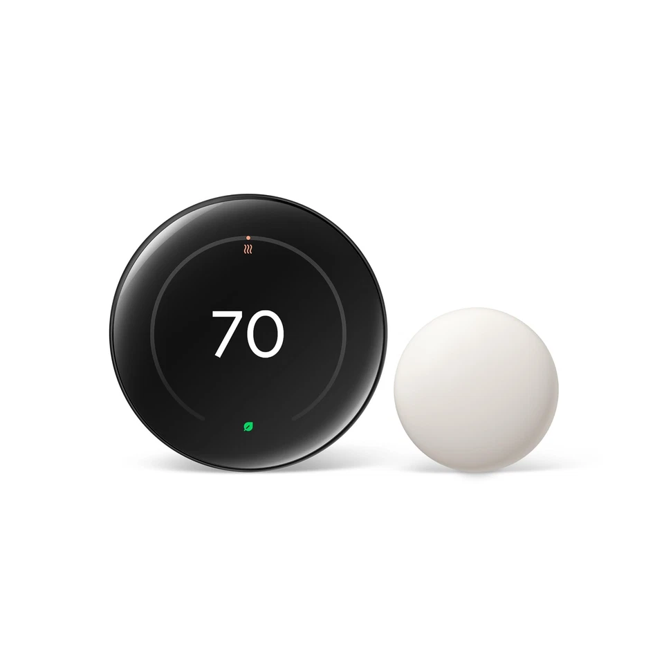 Google Nest Learning Thermostat (4th Gen) with Nest Temperature Sensor(2nd Gen)
