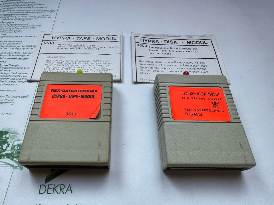 ✅C64/C128 Hypra und Tape Diskmodul funktioniert einwandfrei ⭐⭐⭐ - Bild 1 von 1