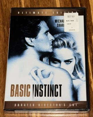 Basic Instinct DVD Michael Douglas, Sharon Stone ￼FREE SHIPPING BRAND NEW - Image 1 of 2