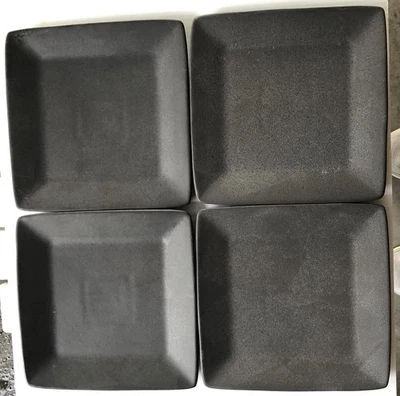 Better Homes & Gardens Grey Dinner Plates 8.5 Stoneware Set Of 4 - Image 1 of 2