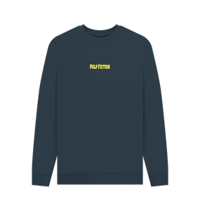 PREMIUM OFFICIAL Pulp Fiction Dance Good Navy Unisex Sweatshirt - Picture 1 of 4