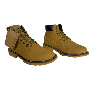 Neu mit Etikett Hi Tec Reznor Stiefel Herren Größe 9,5 6 Zoll weiche Spitze hellbraun Arbeit Hausarbeit  - Bild 1 von 7