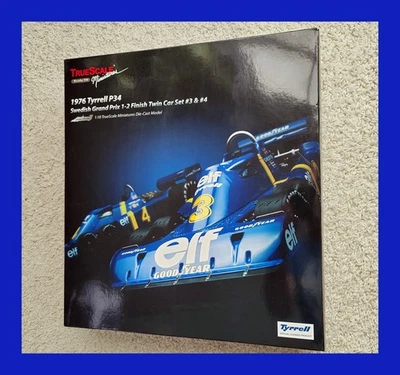 1976 Tyrrell P34 Swedish Grand Prix Finish Twin Car Set #3 & #4 1:18 TrueScale - Bild 1 von 4