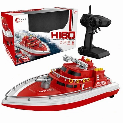 2.4G Water Spray Remote Control Fire Boat Children's Water Remote Control Boat - Image 1 of 4