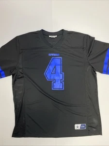 Dallas Cowboys Authentic DAK Prescott #4 schwarz und blau Trikot HERREN Größe 2XL - Bild 1 von 17