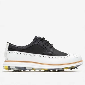 Cole Haan ZeroGrand Original Grand OG Tour Leather Wingtip WATERPROOF Golf Shoes - Picture 1 of 8