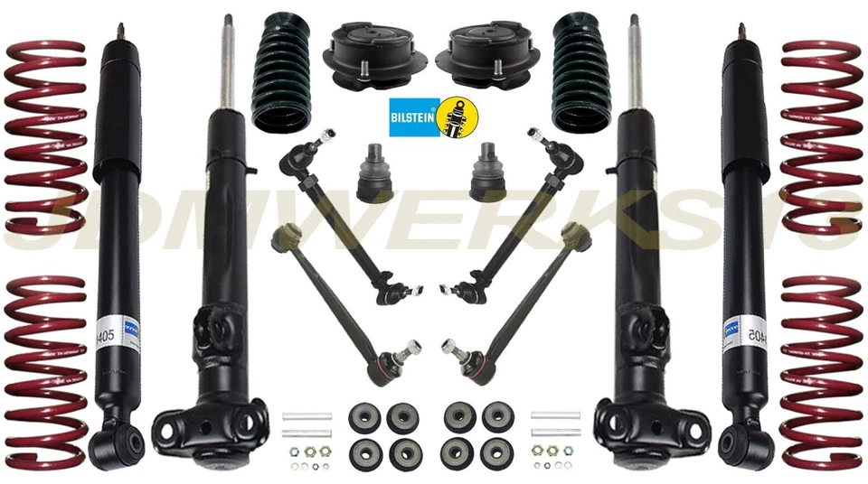 KIT DE RECONSTRUCCIÓN DE SUSPENSIÓN AMORTIGUADORES BILSTEIN B4 MUELLES VOGTLAND BENZ W124 500E E500 Foto 1 de 4
