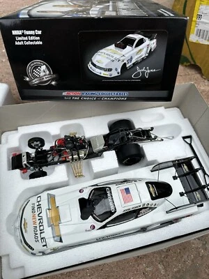 NHRA John Force 2015 White Chevrolet Camaro 1/24 Funny Car (Brand New In Box)  - Image 1 of 2
