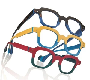 RHYTHM’N’COLOURS Plastic Ready Reading Glasses with Blue Light Filter+1, up to 3.0 - Picture 1 of 4