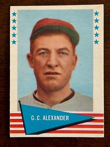 1961 Fleer Baseball Greats trading card 2 Grover Cleveland Alexander - near mint