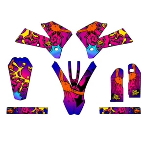 2007 EXC-F ZANY Pink Senge Graphics Kit Compatible with KTM - Picture 1 of 10