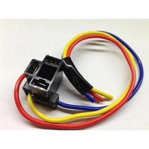 Connettore porta lampadina bruciata riparazione faro H4 luce 3 pin spina presa filo - Foto 1 di 7