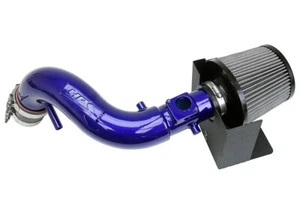 HPS Performance 827-515BL Shortram Air Intake Kit + Heat Shield Blue Short Ram - Picture 1 of 5