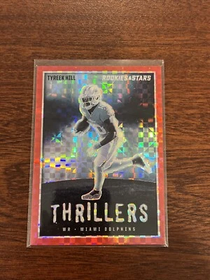 2023 Panini Rookies & Stars - Thrillers Red Plaid Prizm #TH-19 Tyreek Hill - Image 1 of 2