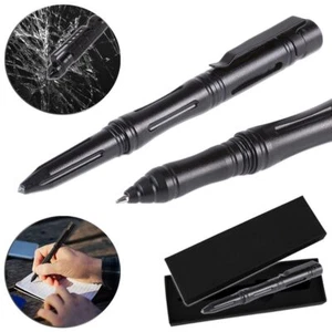 Taktischer Stift 3in1 Kugelschreiber Glasbrecher Wolframstahlspitze Tactical Pen - Bild 1 von 9
