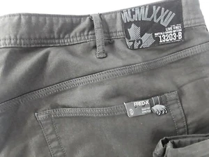 Jeans Fred-X East Fit MCMLXII 13203-B D. Grigio 52W 32L Chiusura Zip Misto Cotone - Foto 1 di 7