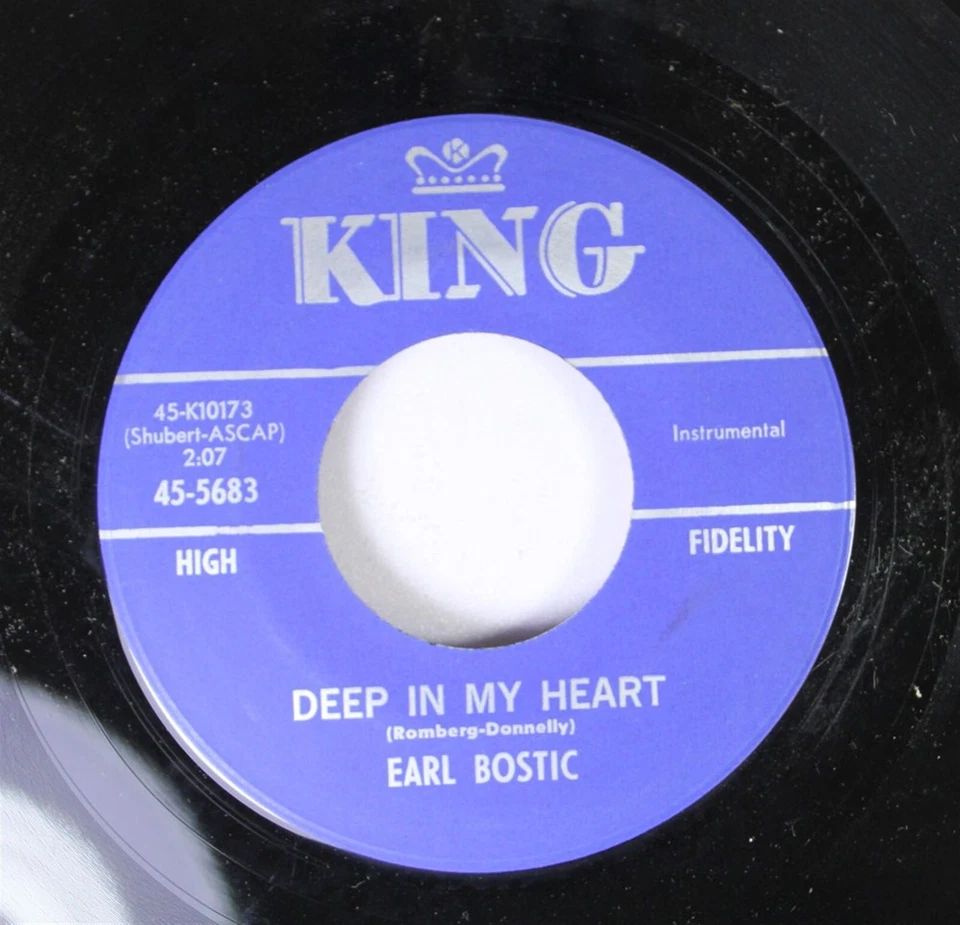 Jazz 45 Earl Bostic - Deep In My Heart / Ducky On King - Image 1 of 2