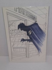 Brian Stelfreeze Batman Original Comic Art Sketch Artwork