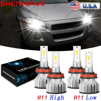 For Chevrolet Uplander 2005-2009 4PC LED Headlight Bulbs High&Lo Beam Combo Kit - Image 1 of 4