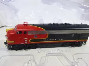 HO BROADWAY LIMTED EMD F3A SANTA FE / BLACK-RED WARBONNET - DC, DCC PARAGON 4 SOUND - Bild 1 von 3