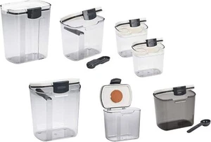 Kitchen Storage Canister Container Set for Flour, Sugar & More, Keeps Fresh - Picture 1 of 3