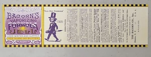 ADVERTISING Label Can Bacorn Vaporizing Jell Elmira New York - Picture 1 of 1