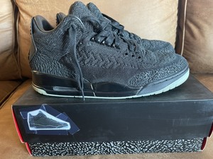 air jordan 3 flyknit black cat