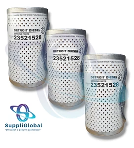 23521528 Filtro de combustible con Detroit Diesel (paquete de 3) - Imagen 1 de 3