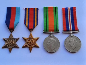 WW2 BURMA STAR CAMPAIGN MEDAL SET (Genuine , Full Size & Unnamed) - FREE POSTAGE - Picture 1 of 5