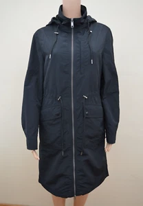 New M&S Collection Stormwear Lightweight Black Removable Hood Rain Coat Sz UK 12 - Picture 1 of 5
