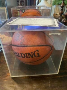CHARLES BARKLEY Signed Autographed Spalding Basketball with Display Case - Picture 1 of 13