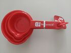 MCCORMICK MEASURING CUPS RED NEW