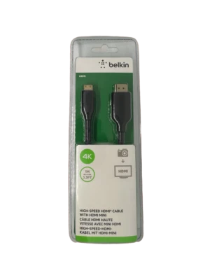 Belkin High-Speed-HDMI Kabel mit HDMI Mini 4K 1m, EAN745883724628 - Bild 1 von 2