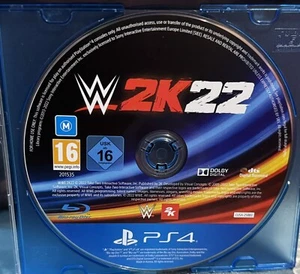 WWE 2K22 (PS4 Game) Mint Condition -No CASe - Picture 1 of 1