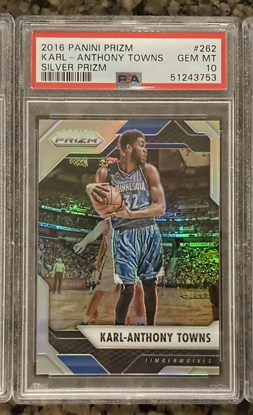 2016 Prizm Silver Karl Anthony Towns PSA 10 (2nd year) - Image 1 of 1