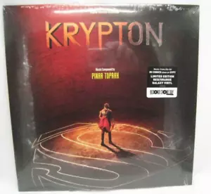 Krypton Original Television Soundtrack Vinyl LP RSD Ltd. Ed Red Orange Superman - Picture 1 of 7