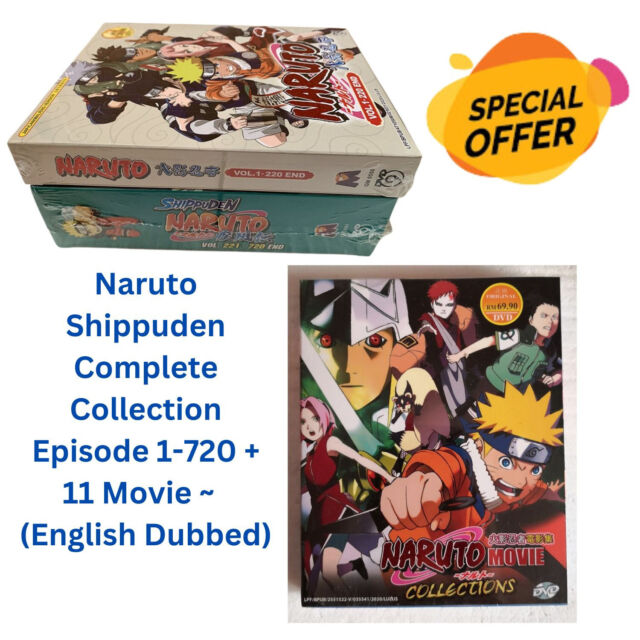 Dvd Box Naruto Shippuden Box 2 ( 4 Discos) Novo E Dublado