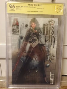I Make Boys Cry #1 Lenticular Variant CBCS 9.6 Signed By Jamie Tyndall - Picture 1 of 1