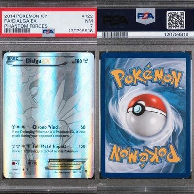 🔥 PSA 7 NM DIALGA EX | XY PHANTOM FORCES 122/119 🔥 - Image 1 of 4