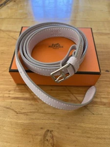 Hermes Etriviere Lilac Women’s Belt 38” - Picture 1 of 7