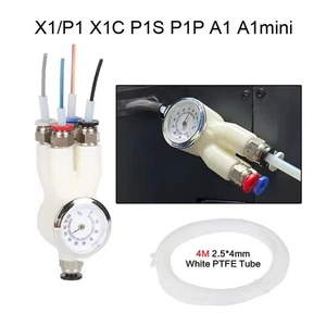 Tubo adaptador de PTFE 4 en 1 para mini impresora 3D Bambu Lab X1/P1 X1C P1S P1P A1/A1 - Imagen 1 de 18