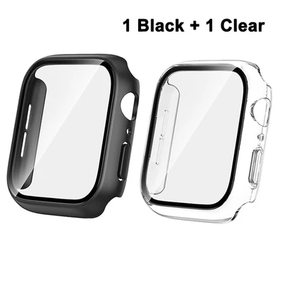 2 Pack Anti-Scratch Case for Apple Watch Series 10 42mm 46mm Screen Protector - Image 1 of 4