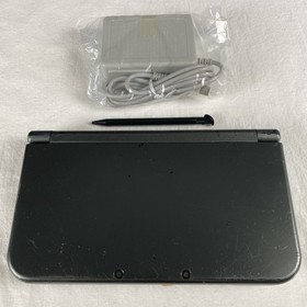 Nintendo New 3DS XL Black w/ Charger Stylus Non Working Home Button